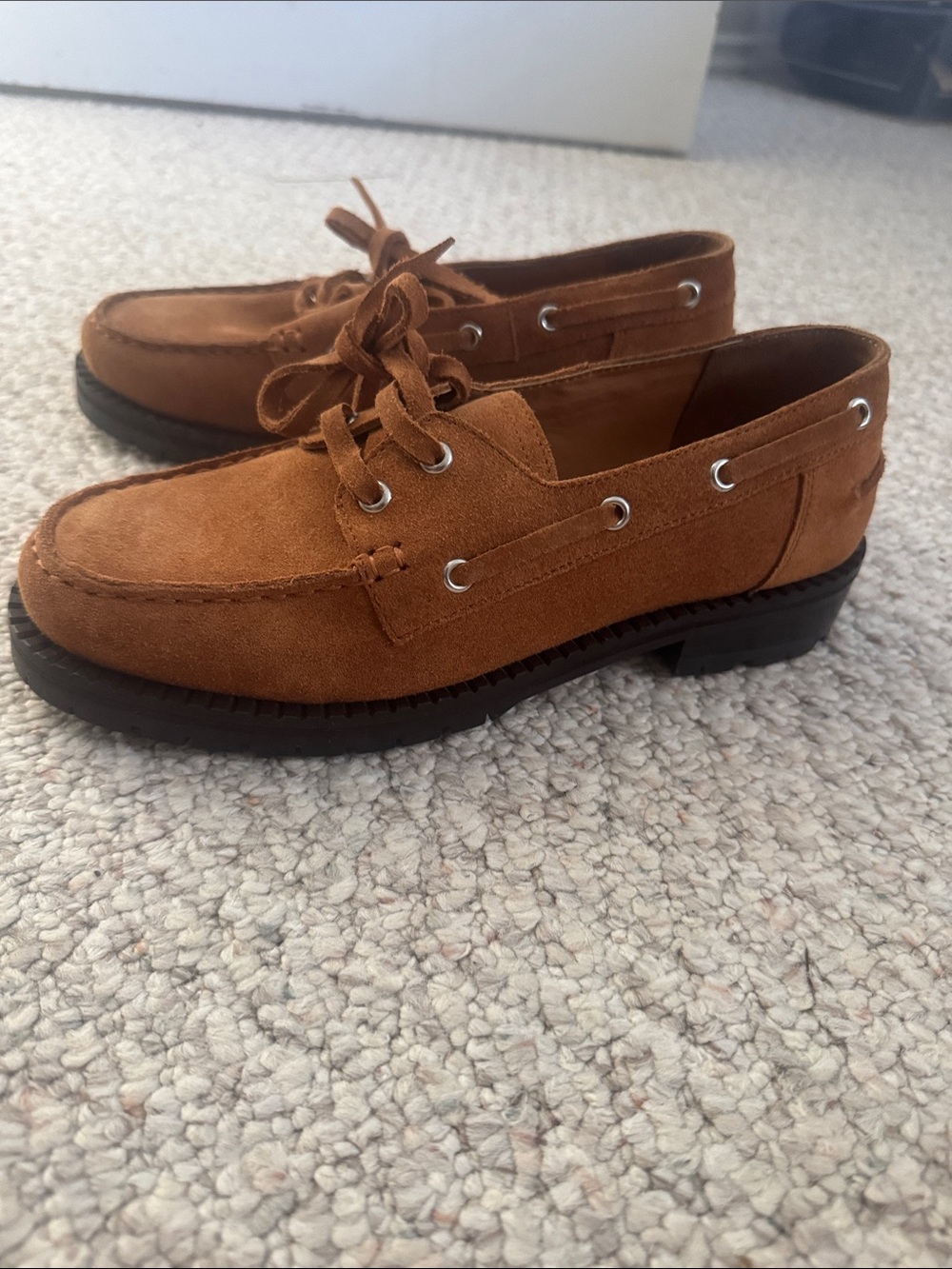 ASOS Women's Suede Loafers in Tan Brown